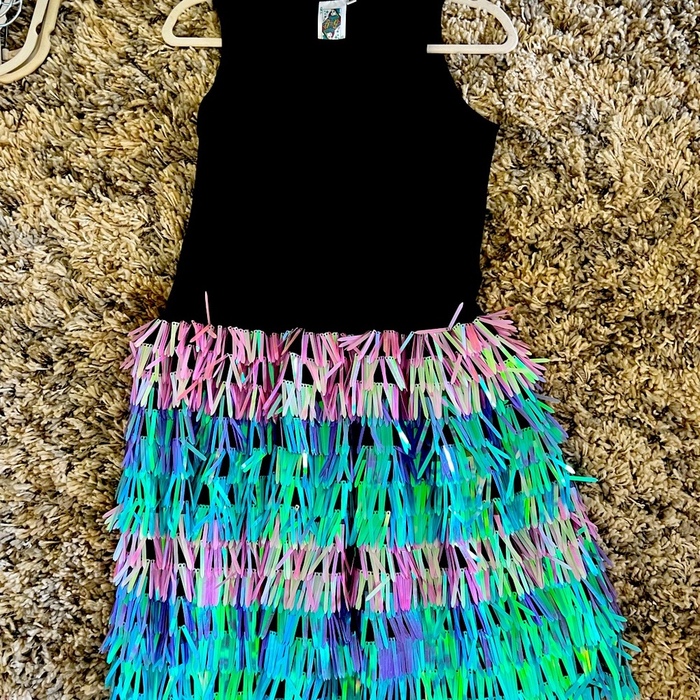Queen of Sparkles fringe dress